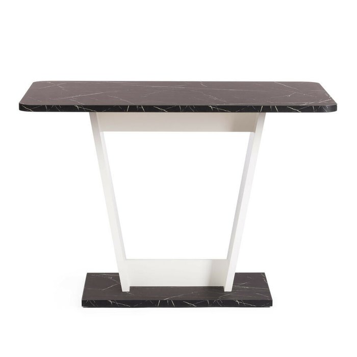 Стол обеденный Tibi черно-белого цвета - лучшие Обеденные столы в INMYROOM