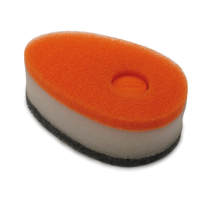 Набор губок с капсулой для моющего средства Joseph Joseph soapy sponge™ из 3 штук оранжевый - лучшие Прочее в INMYROOM