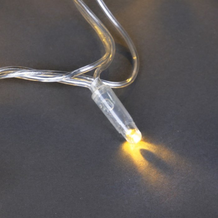 A-047C WW/WT FLASH гирлянда светодиодная, прозрачный провод, 30м, 300LED, влагозащищенная, IP65 - лучшие Гирлянды в INMYROOM