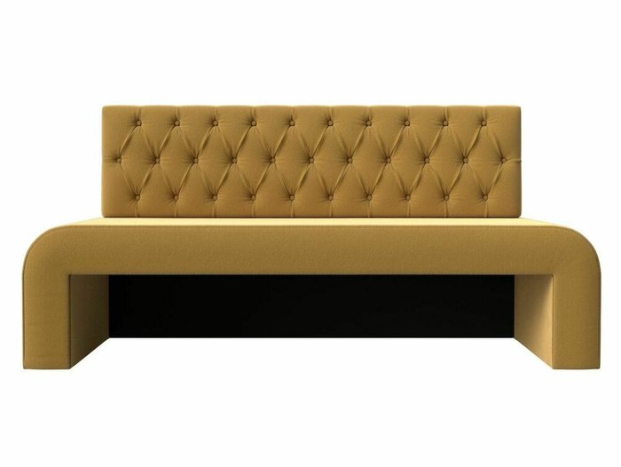 Прямой диван Кармен Люкс желтого цвета - купить Прямые диваны по цене 25999.0