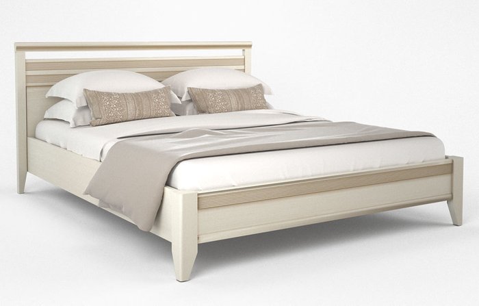 Кровать Адажио 140х200 бежевого цвета