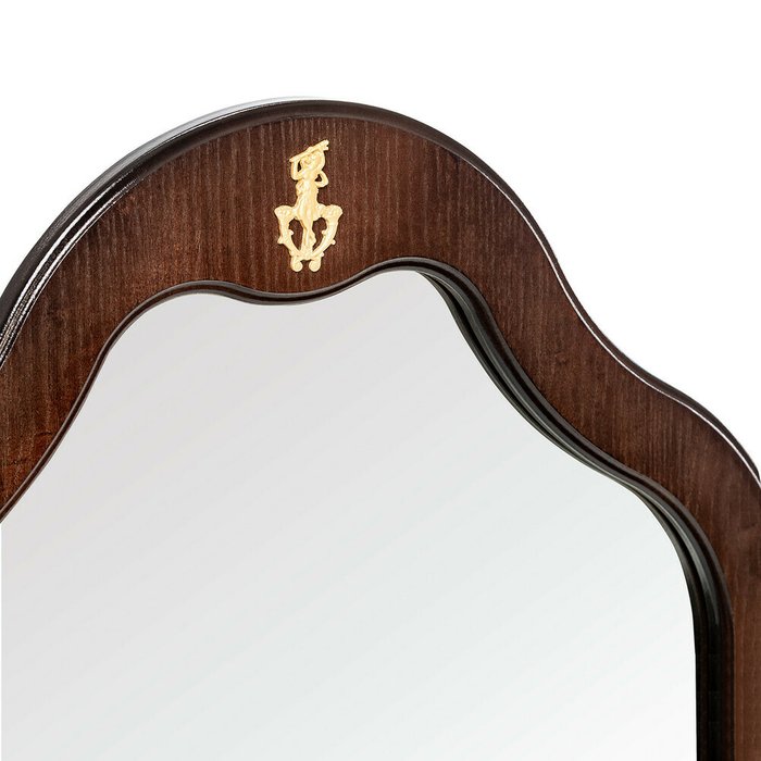 Зеркало настенное Джульетта цвета орех - лучшие Настенные зеркала в INMYROOM
