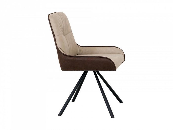Кресло Neo бежево-коричневого цвета - лучшие Обеденные стулья в INMYROOM