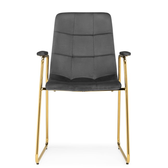 Стул с подлокотниками Lana серого цвета - купить Обеденные стулья по цене 8250.0