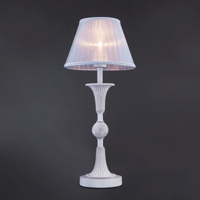 Настольная лампа Elegy с абажуром серого цвета - лучшие Настольные лампы в INMYROOM