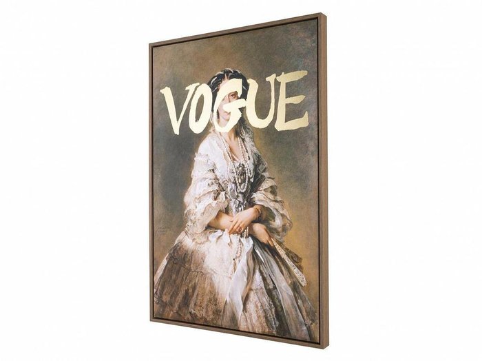 Картина Vogue 60х90 в деревянной раме - купить Картины по цене 9990.0