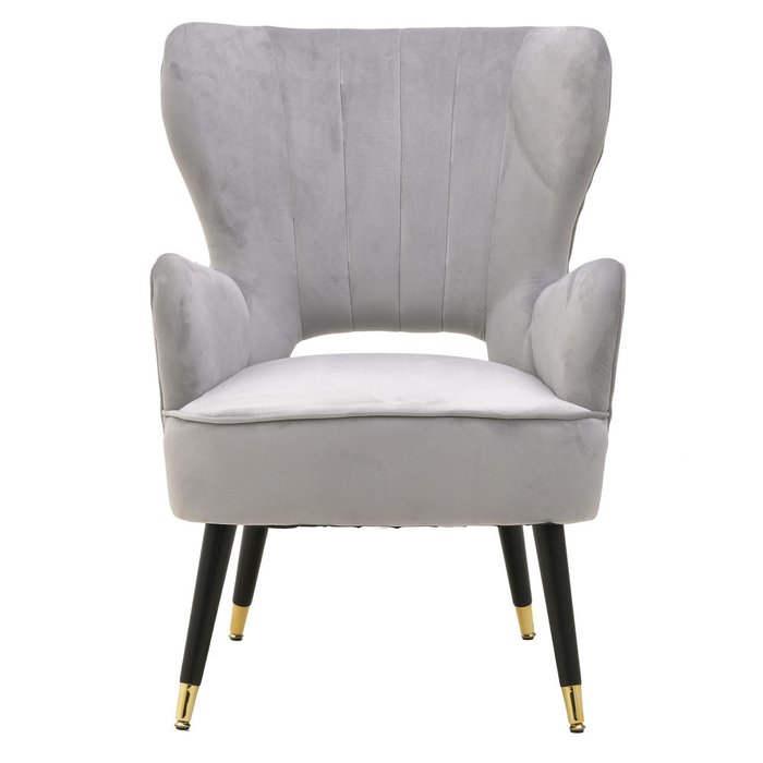 Кресло серого цвета  - купить Интерьерные кресла по цене 30600.0