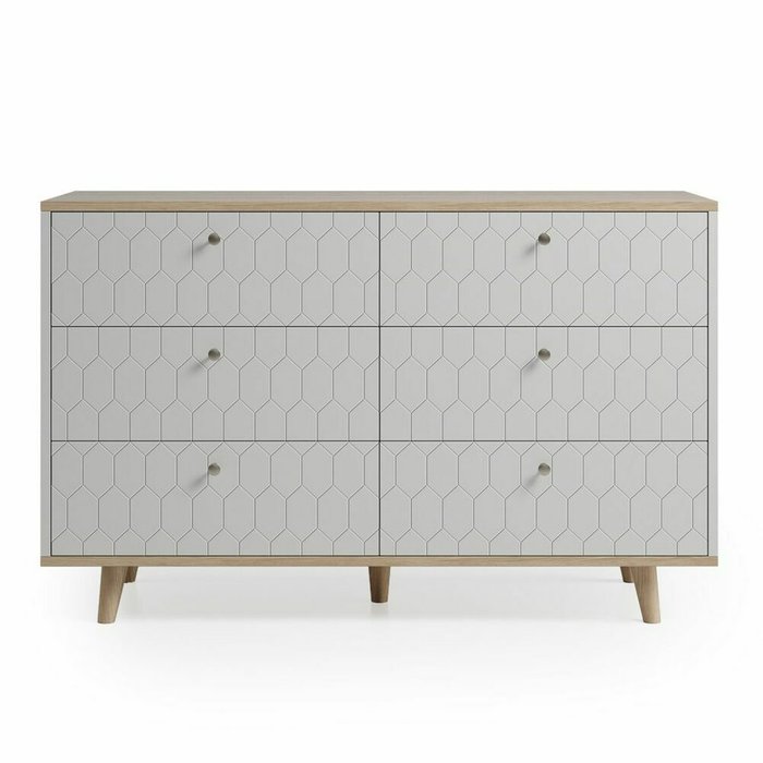 Комод Twin TW042 светло-серого цвета - купить Комоды по цене 90600.0 Комод Twin TW042 светло-серого цвета - купить Комоды по цене 90600.0