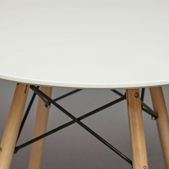 Стол обеденный Cindy Next бело-бежевого цвета - лучшие Обеденные столы в INMYROOM