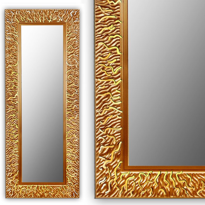 Настенное зеркало CORAL L bronze - купить Настенные зеркала по цене 65895.0