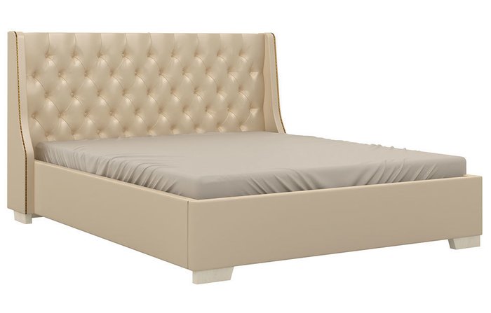 Кровать Кантри 140х200 молочного цвета - лучшие Кровати для спальни в INMYROOM