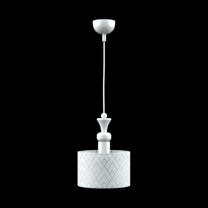 Подвесной светильник Hightech с белым абажуром - купить Подвесные светильники по цене 1130.0