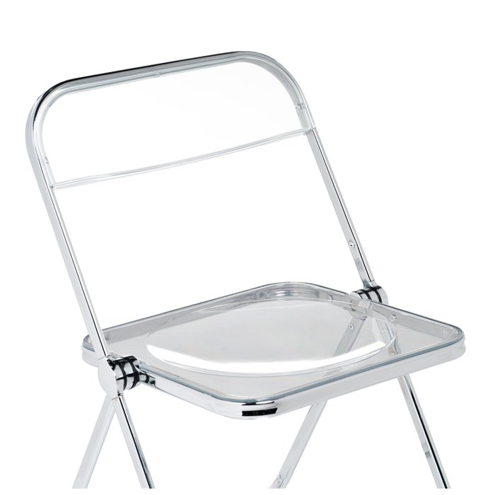 Складной обеденный стул Fold светло-серого цвета - лучшие Обеденные стулья в INMYROOM