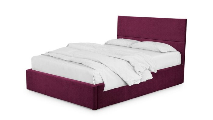 Кровать Порту 180х200 бордового цвета