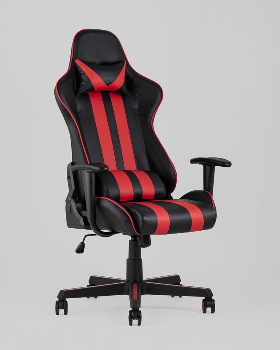 Кресло игровое Top Chairs Camaro черно-красного цвета - купить Офисные кресла по цене 9130.0