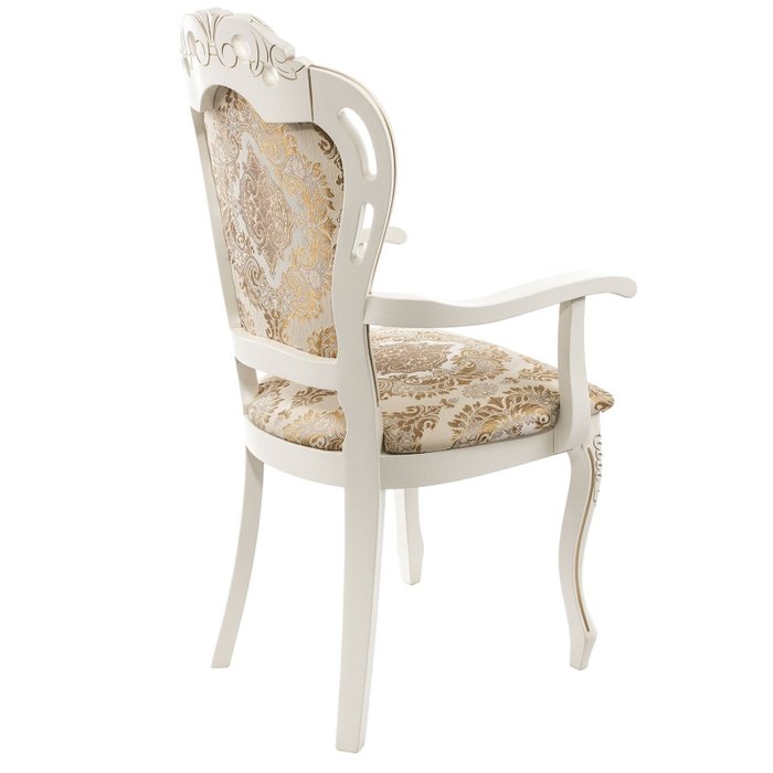 Стул Bronte молочного цвета с патиной - лучшие Обеденные стулья в INMYROOM