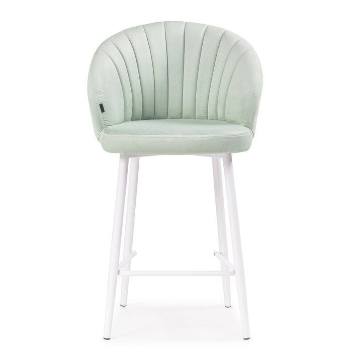 Полубарный стул Бэнбу светло-зеленого цвета - купить Барные стулья по цене 7490.0