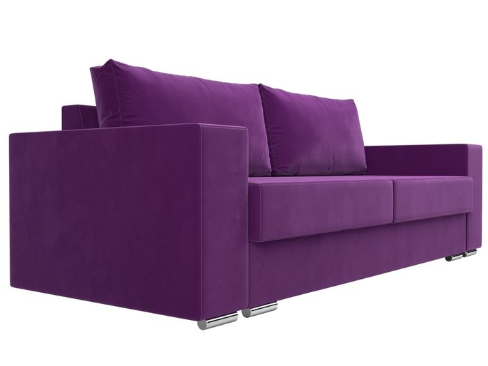Прямой диван-кровать Исланд фиолетового цвета - лучшие Прямые диваны в INMYROOM