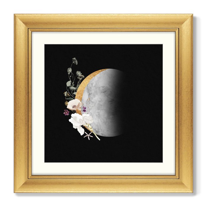 Набор из 2-х репродукций картин в раме Lunar composition, No3 - купить Картины по цене 27598.0