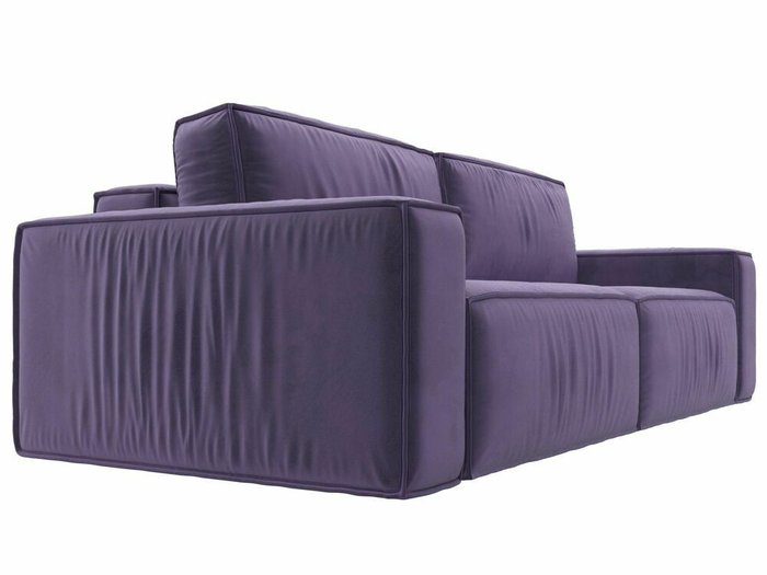 Прямой диван-кровать Прага классик фиолетового цвета - лучшие Прямые диваны в INMYROOM