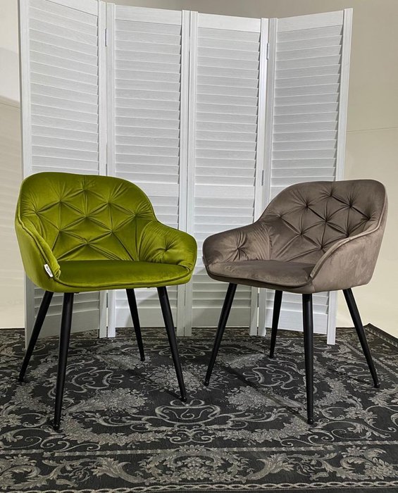 Стул Breeze Bluvel оливкового цвета - лучшие Обеденные стулья в INMYROOM