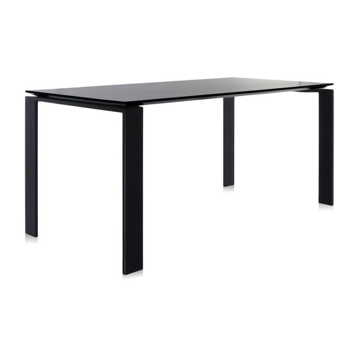 Стол офисный Four черного цвета  - купить Письменные столы по цене 163180.0