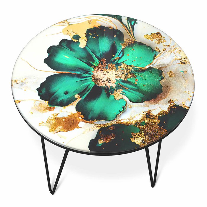 Стол кофейный Cosmic зеленого цвета - лучшие Кофейные столики в INMYROOM