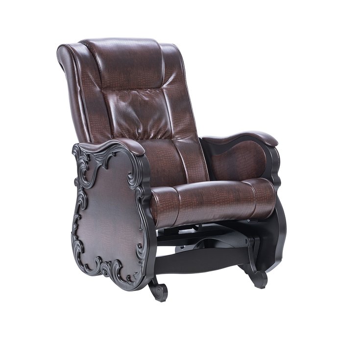 Кресло-глайдер Версаль коричневого цвета 