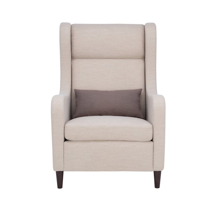Кресло Хилтон бежевого цвета  - купить Интерьерные кресла по цене 24470.0