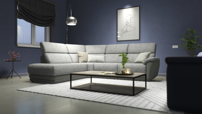 Угловой диван Valmer коричневого цвета - купить Угловые диваны по цене 377650.0