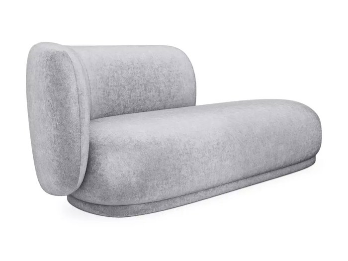 Кушетка-диван Lucca серого цвета левая Кушетка-диван Lucca серого цвета левая