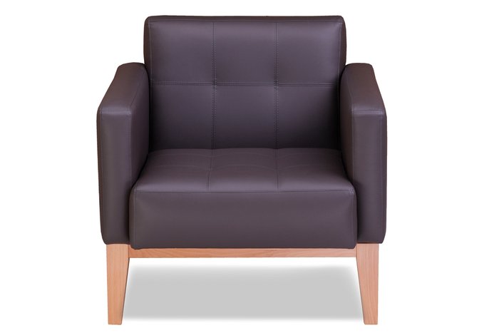 Кресло Альберо Комфорт коричневого цвета - лучшие Интерьерные кресла в INMYROOM