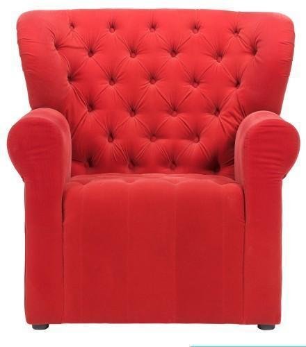 Кресло Daisy красного цвета