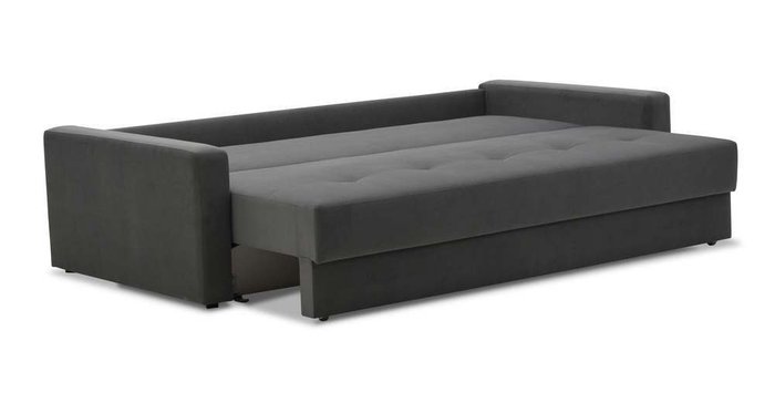 Прямой диван-кровать Сити серого цвета - купить Прямые диваны по цене 41300.0