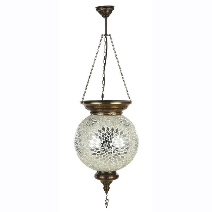 Подвесной светильник Марокко с плафоном из стекла