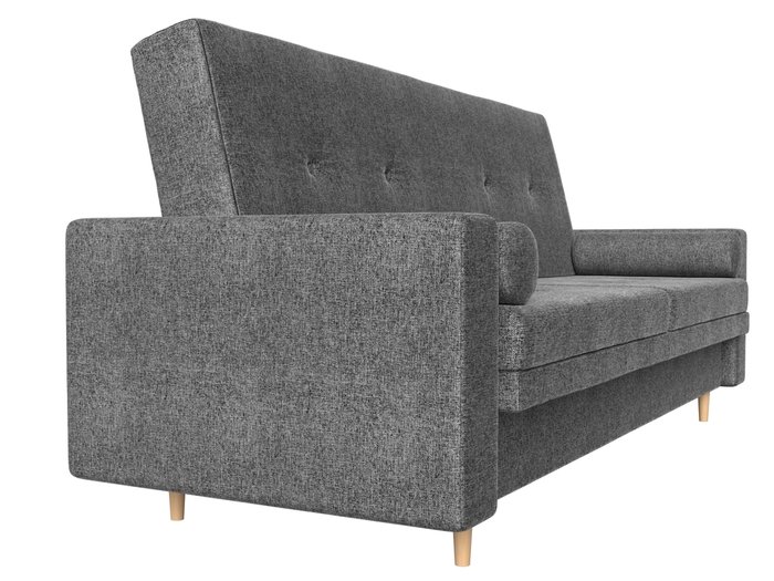 Прямой диван-кровать Белфаст серого цвета (книжка) - лучшие Прямые диваны в INMYROOM