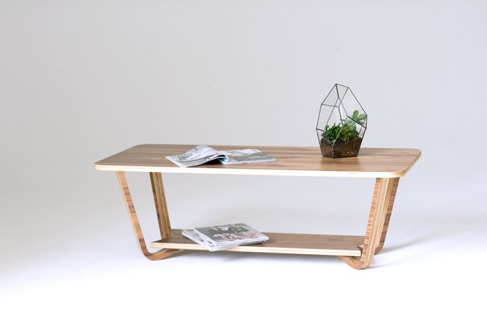 Кофейный столик unikamoblar "Luleå" из дерева орех - купить Журнальные столики по цене 23072.0