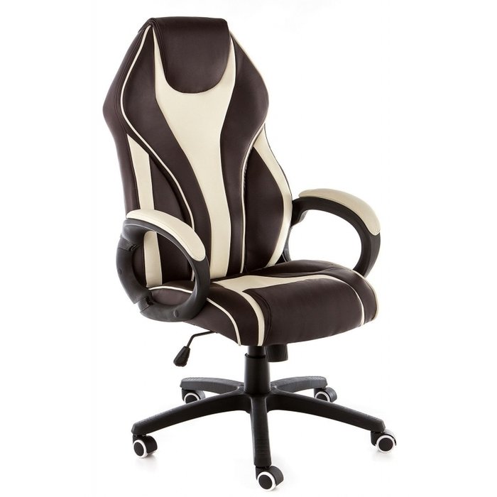 Компьютерное кресло Danser коричнево-бежевого цвета