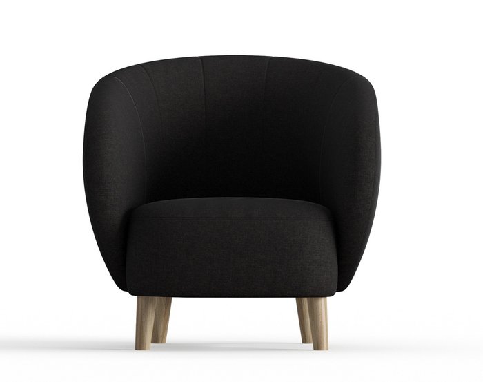 Кресло Чарльз черного цвета - купить Интерьерные кресла по цене 15990.0