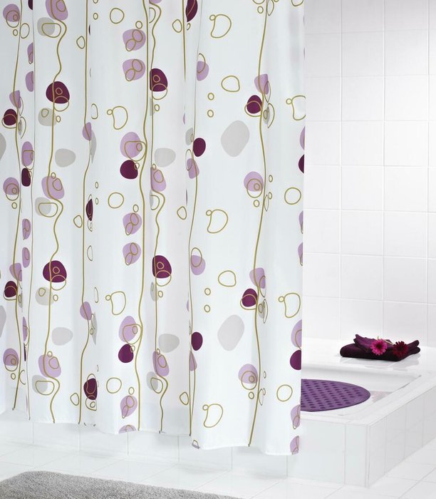 Штора для ванных комнат Soaring фиолетовый - купить Шторки для душа по цене 4452.0