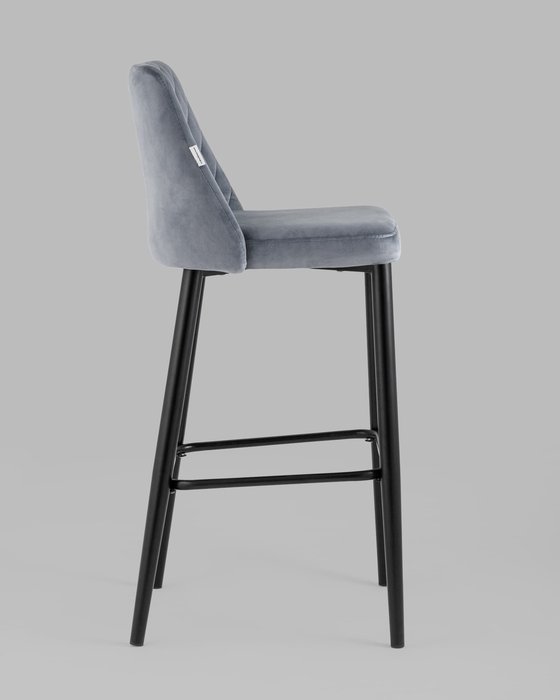 Стул барный Диего серого цвета - лучшие Барные стулья в INMYROOM