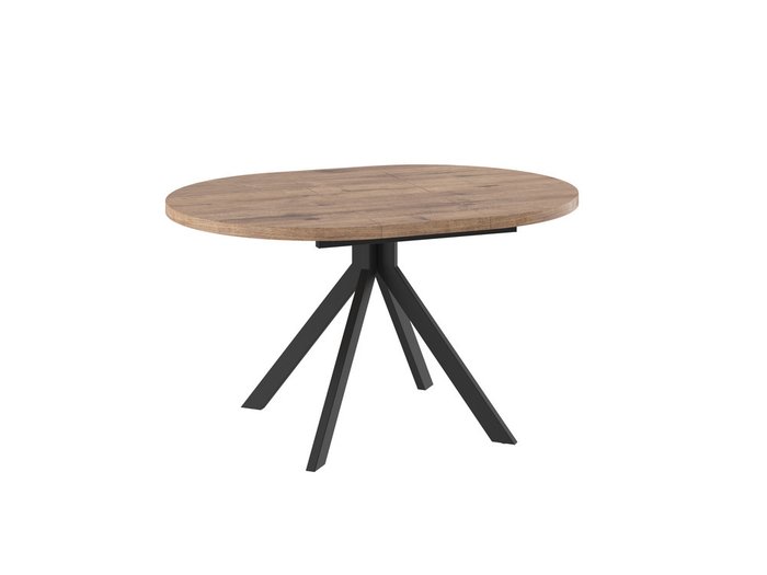 Стол обеденный Рондо черно-коричневого цвета - купить Обеденные столы по цене 21490.0