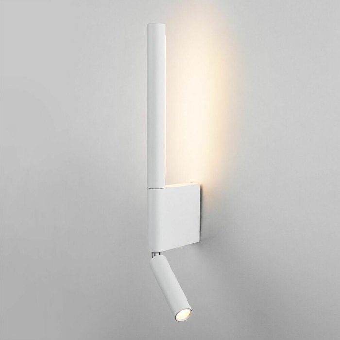 Настенный светодиодный светильник Sarca белого цвета