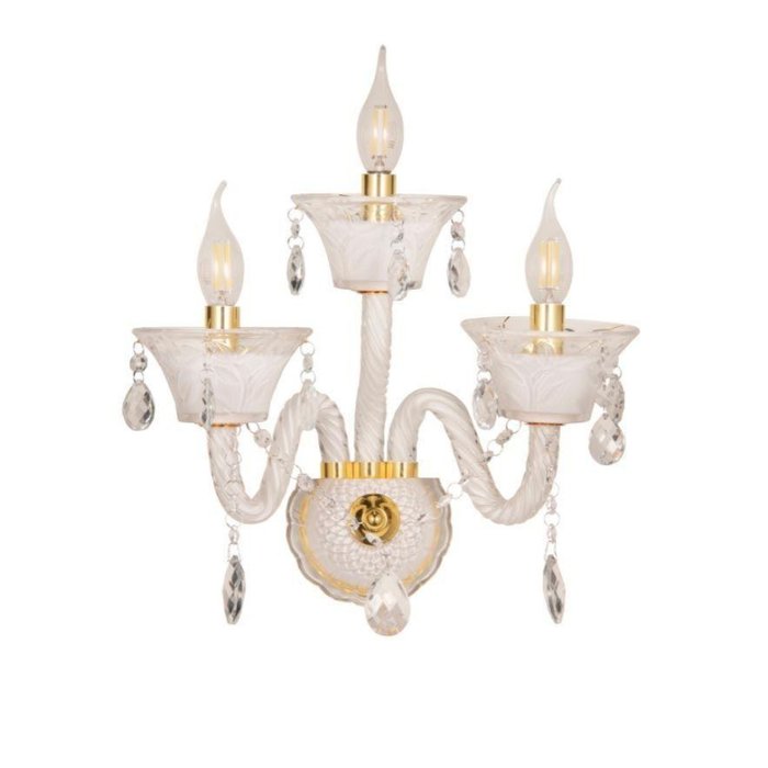 Бра Eliza LDW 7028-3 WT (металл, цвет золото)