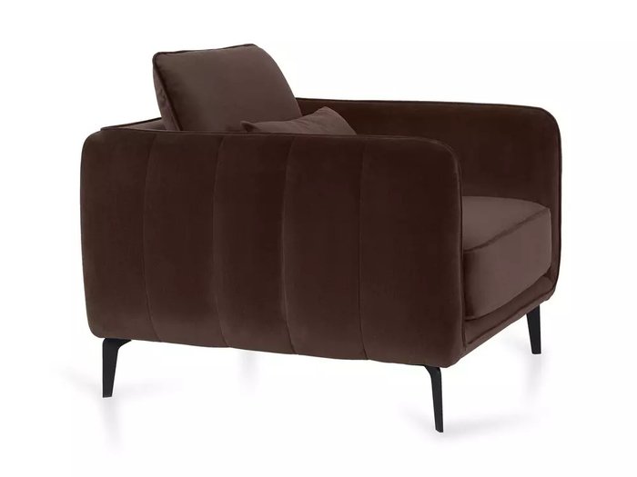 Кресло Amsterdam темно-коричневого цвета - лучшие Интерьерные кресла в INMYROOM