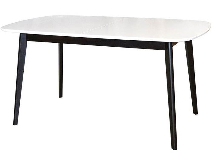 Стол раздвижной Скандинавия черно-белого цвета - купить Обеденные столы по цене 31284.0