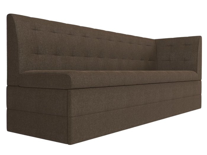 Диван-кровать Бриз коричневого цвета с углом справа - лучшие Прямые диваны в INMYROOM