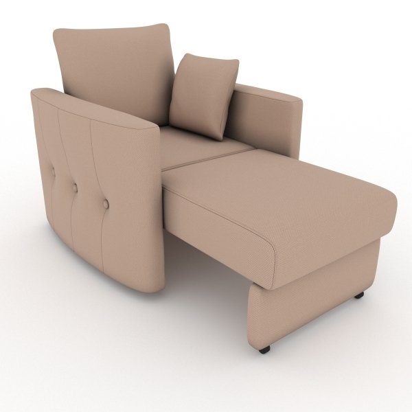 Кресло-кровать Luna бежевого цвета - купить Интерьерные кресла по цене 9700.0