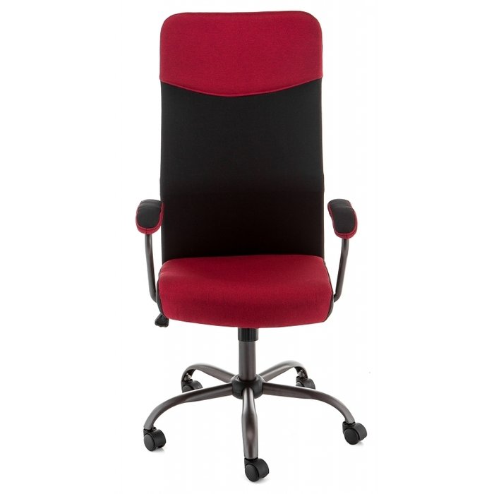 Компьютерное кресло Aven красно-черного цвета - купить Офисные кресла по цене 7250.0