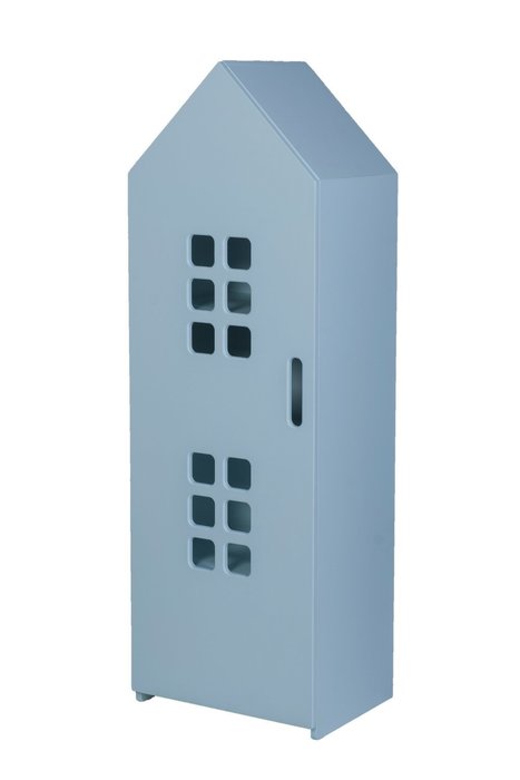 Шкаф-домик City1 серо-голубого цвета - купить Детские шкафы по цене 36890.0